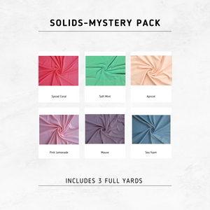 SOLIDS-Mystery Pack- Includes 3 full yards