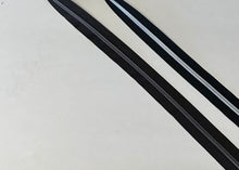 RETAIL Zipper Tape -  Dark Chocolate Tape with Gunmetal coils