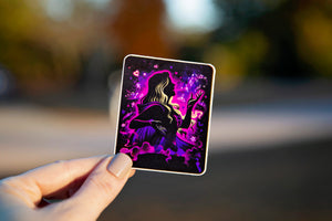 Illuminations Sisters - Purple Witch - Vinyl Sticker