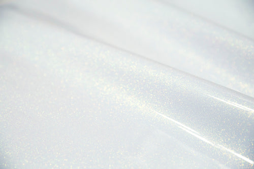 PREORDER - Glossy Glitter Sparkles Vinyl - White