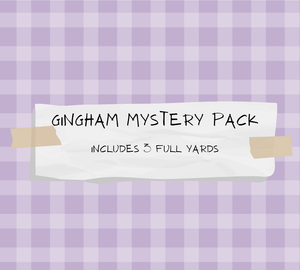 Gingham-Mystery Pack- Includes 3 Full yards