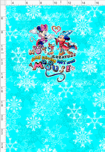 CATALOG - PREORDER - Christmas Classics - Panel - Blue Snowflakes - CHILD