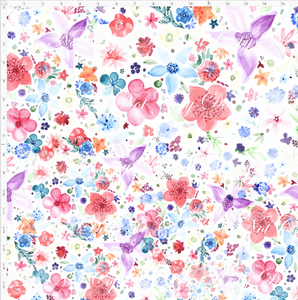 Retail - Floral Bouquet Throw - LARGE SCALE