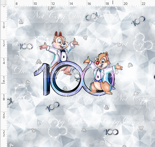 Retail - 100 Years of Wonder - Panel - Chipmunks - Silver - ADULT