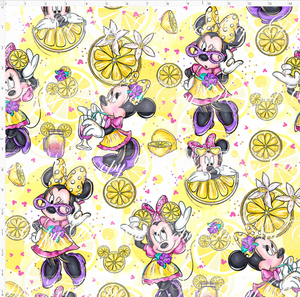 Retail - Violet Lemonade - Girl Mouse - White - LARGE SCALE