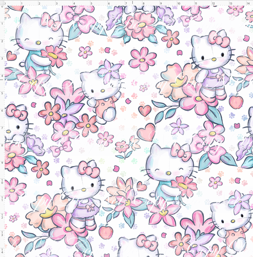Retail - Kitty Floral - Main - White - LARGE SCALE