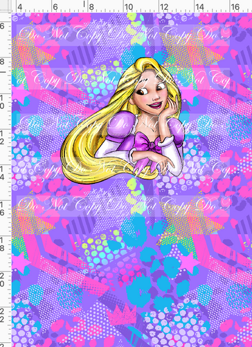 Retail - Princess POP - Panel - Long Hair - Purple - CHILD