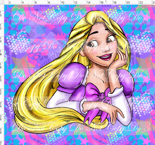Retail - Princess POP - Panel - Long Hair - Purple - XL Full Panel Image