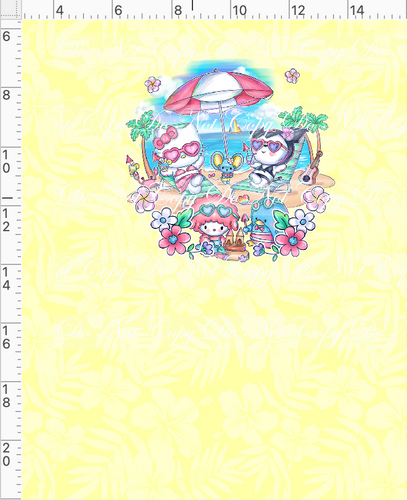 Retail - Summer Sanrio - Panel - Yellow - CHILD