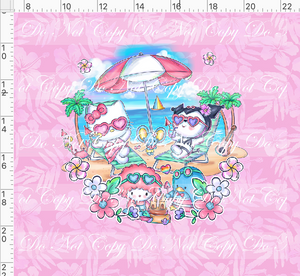Retail - Summer Sanrio - Panel - Pink - ADULT