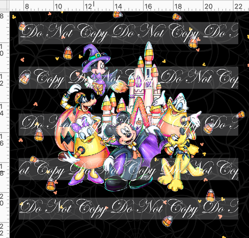 Retail - Candy Corn Friends - Panel - Group - Black - ADULT
