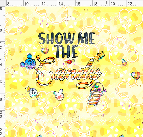 Retail - Candy Corn Friends - Panel - Show Me the Candy - Yellow - ADULT