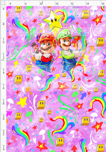 PREORDER - Artistic Brothers - Panel - Duo Brothers - Pink Background - CHILD
