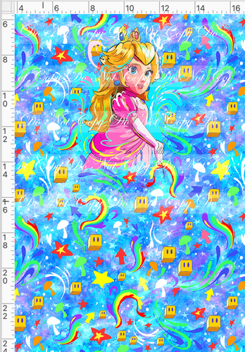 PREORDER - Artistic Brothers - Panel - Princess - Blue Background - CHILD