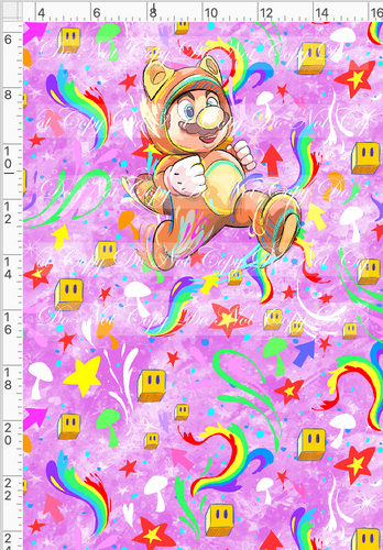 PREORDER - Artistic Brothers - Panel - Racoon - Pink Background - CHILD
