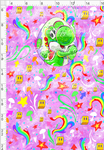 PREORDER - Artistic Brothers - Panel - Yosh - Pink Background - CHILD
