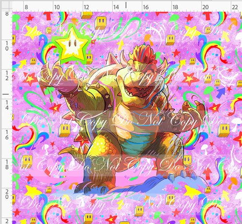 PREORDER - Artistic Brothers - Panel - Bowzer - Pink Background - ADULT