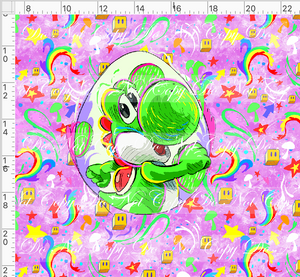 PREORDER - Artistic Brothers - Panel - Yosh - Pink Background - ADULT