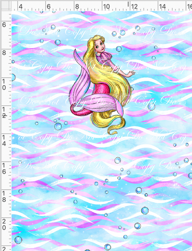 Retail - Mermaid Princesses - Panel - Long Hair Princess - CHILD