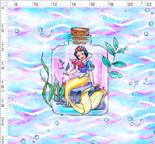 Retail - Mermaid Princesses - Panel - Snow - Bottle - ADULT