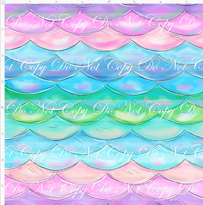 PREORDER - Mermaid Princesses - Mermaid Scales - Horizontal Color - SMALL SCALE