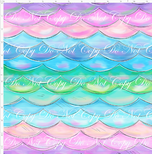 PREORDER - Mermaid Princesses - Mermaid Scales - Horizontal Color - REGULAR SCALE
