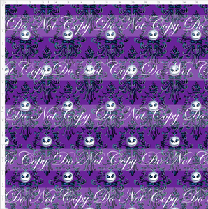 Retail - Haunted Jack - Wallpaper - Purple - LARGE SCALE