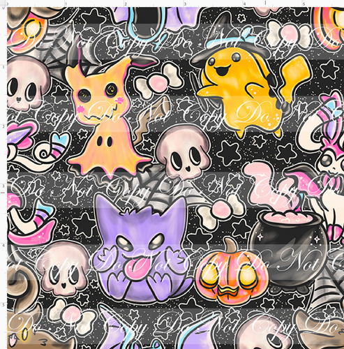 CATALOG - PREORDER R117 - Spooky Pocket Pals - All with Pika - Black - SMALL SCALE