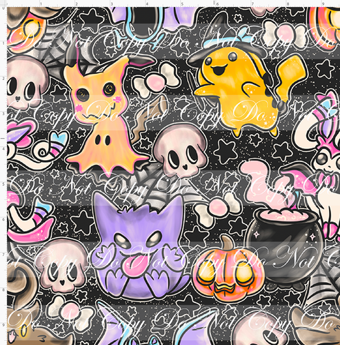 CATALOG - PREORDER R117 - Spooky Pocket Pals - All with Pika - Black - REGULAR SCALE