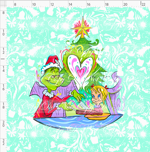 CATALOG - PREORDER R119 - Artistic Meany - Panel - Green Guy and Girl - Mint - ADULT
