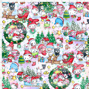 CATALOG - PREORDER - Christmas Kitty and Friends - Main - Colorful - REGULAR SCALE