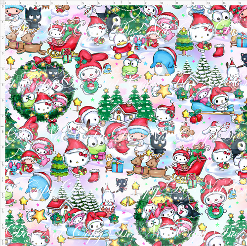 CATALOG - PREORDER - Christmas Kitty and Friends - Main - Colorful - LARGE SCALE