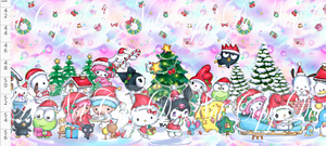 CATALOG - PREORDER - Christmas Kitty and Friends - Double Border - Colorful