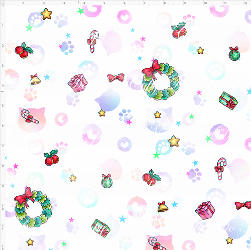 CATALOG - PREORDER - Christmas Kitty and Friends - Background - White