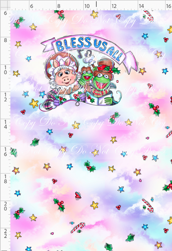 CATALOG - PREORDER - Christmas Carol Doodles - Panel - Colorful - Pig and Frog - CHILD