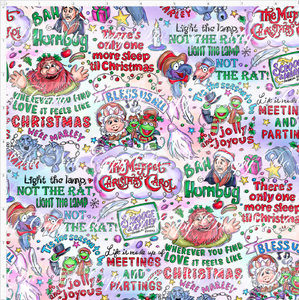 CATALOG - PREORDER - Christmas Carol Doodles - Main - Colorful - SMALL SCALE