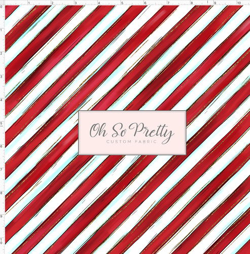 Retail - North Pole Milk and Co - Stripes - Red and White  - SMALL SCALE