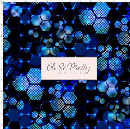 PREORDER R128 - Lightcycle - Hexagons - Blue