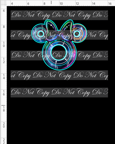 Retail - Lightcycle - Panel - Girl Mouse Head - Black - CHILD