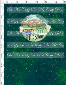 PREORDER R128 - The Shire - Panel - Shire - Green - CHILD