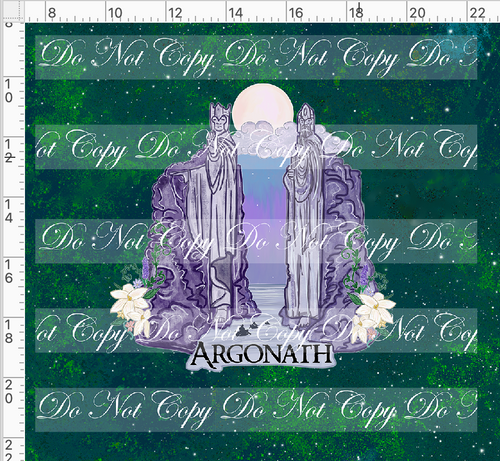 PREORDER R128 - The Shire - Panel - Argonath - Green - ADULT