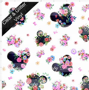 PREORDER - Festival of Flowers - Mouse Head - SMALL SCALE - CLEAR & GLITTER VINYL