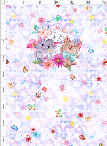 PREORDER R135 - Festival of Flowers - Panel - Cats - CHILD