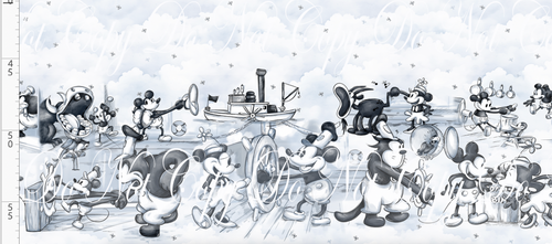 PREORDER R135 - Steamboat Willie - Double Border