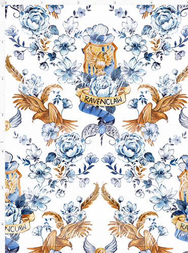 PREORDER R135 - HP Damask - Blue House - SMALL SCALE