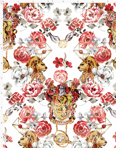 PREORDER R135 - HP Damask - Red House - REGULAR SCALE