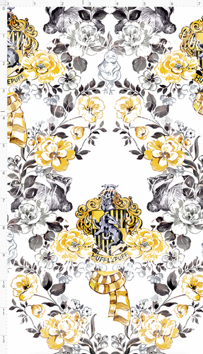 PREORDER R135 - HP Damask - Yellow House - REGULAR SCALE