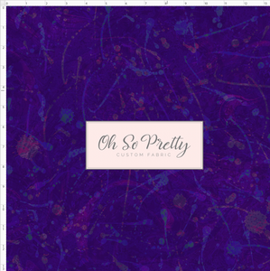PREORDER - Artistic Skellington - Background - Purple - REGULAR SCALE