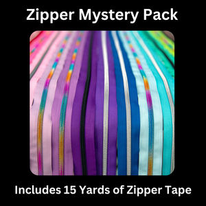 Zipper - Mystery Pack- Includes 15 yards of zipper Tape