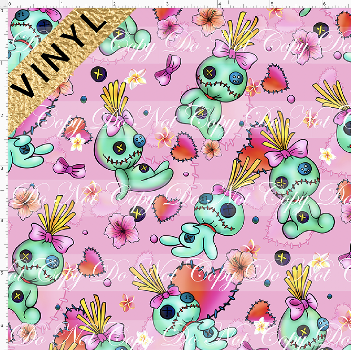 Lilo and Stitch Characters Print-Vinyl-1096